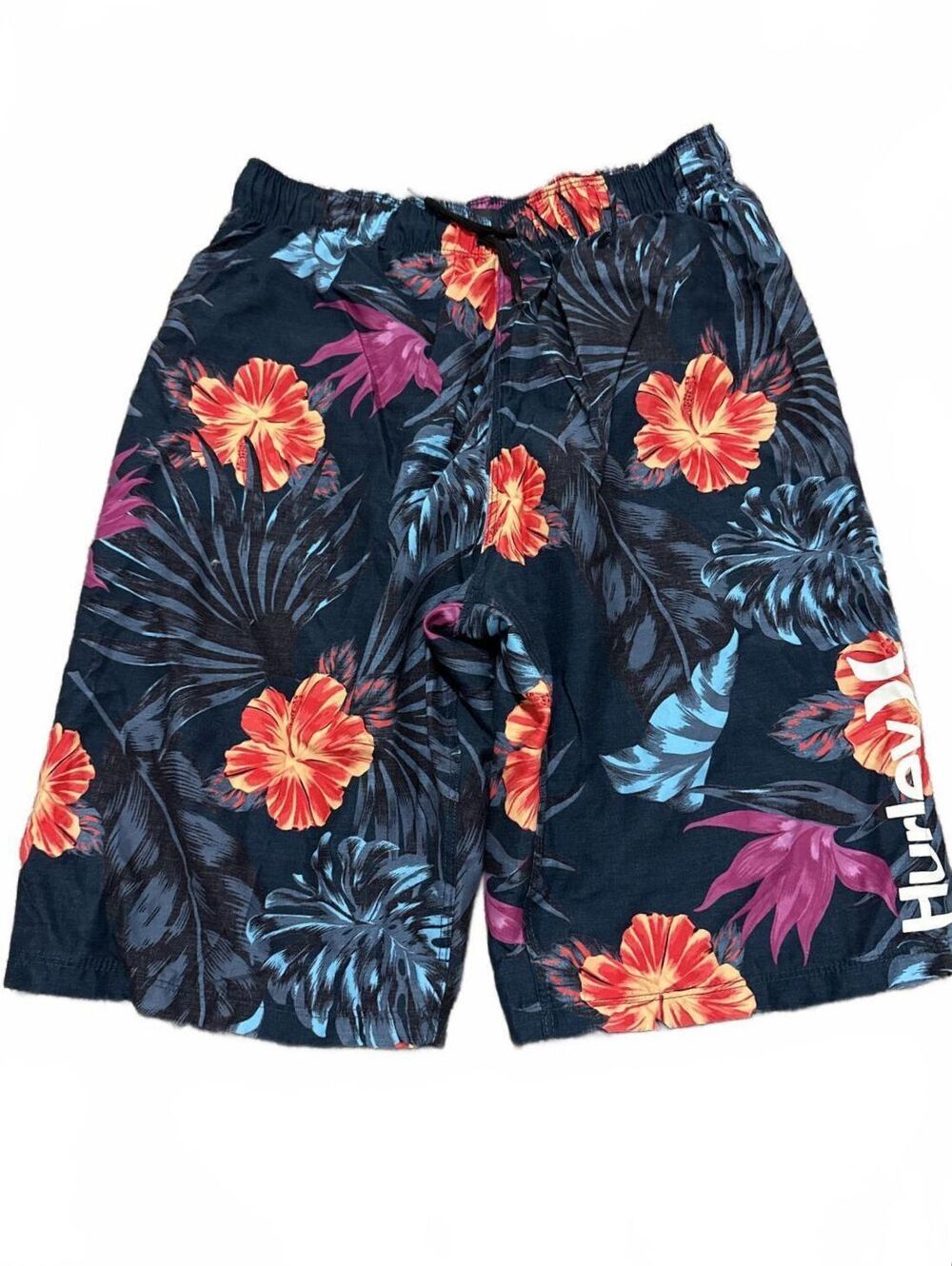 Hurley Floral Print Swim Trunks - Boys XL
